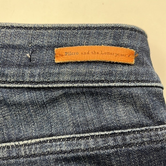 Pilcro And The Letterpress by Anthropologie High Rise Denim Legging Size 26 - Picture 13 of 16